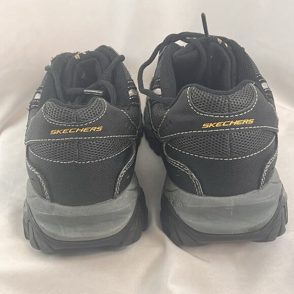 Skechers Athletic Trail Hiking Shoes Mens 11.5 Black Outdoor Comfort After Burn main image 6